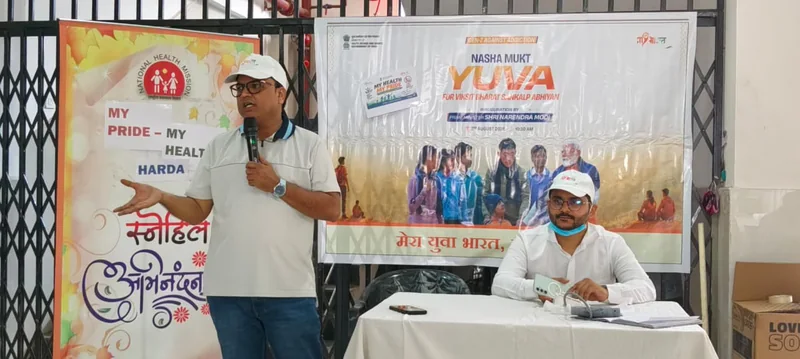 नशा मुक्त युवा फॉर विकसित भारत अंतर्गत स्वास्थ्य शिविर का हुआ आयोजन